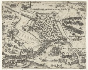Assedio di Grol da parte di Federico Enrico, 1627 da Georg Keller