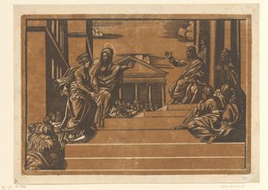 Marta conduce Maria Maddalena al tempio da Georg Matheus