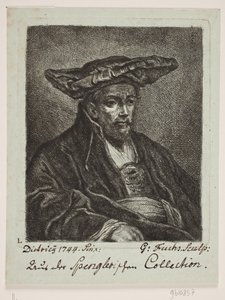 Un uomo con il berretto da Georg Mathias Fuchs