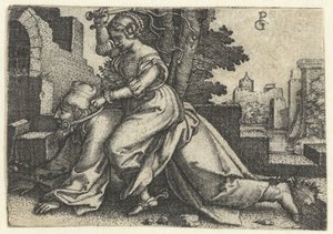 Aristotele e Fillide (Campaspe) da Georg Pencz