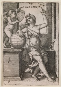 Astrologia, dalla serie "Le Arti Liberali" da Georg Pencz