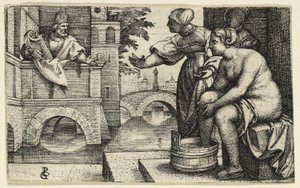 Davide Osserva Betsabea da Georg Pencz