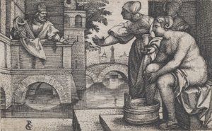 Davide e Betsabea da Georg Pencz
