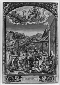 I sette pianeti: Saturno da Georg Pencz