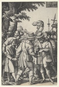 Giuseppe venduto ai mercanti, dalla storia di Giuseppe da Georg Pencz
