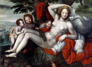 Leda e il cigno da Georg Pencz