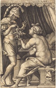 Medea che Restituisce i Penati a Giasone da Georg Pencz