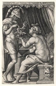 Medea e Giasone da Georg Pencz