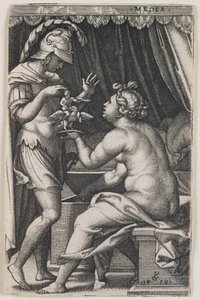 Medea e Giasone da Georg Pencz