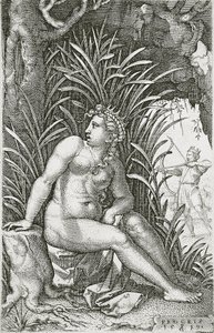 Procri uccisa da Cefalo da Georg Pencz