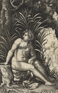 Procri e Cefalo, 1539 (incisione su carta vergata)