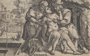 Susanna e i vecchioni da Georg Pencz