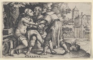 Susanna e i vecchioni da Georg Pencz