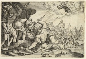 La conversione di San Paolo da Georg Pencz