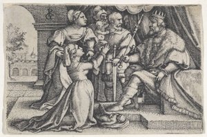 Il giudizio di Salomone da Georg Pencz