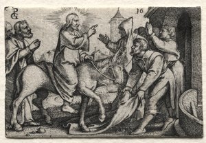 La vita di Gesù Cristo: Cristo entra a Gerusalemme da Georg Pencz