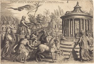 Il trionfo della castità da Georg Pencz