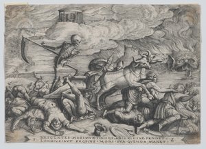Il trionfo della morte sul tempo, dal Trionfo di Petrarca