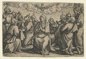 Discesa dello Spirito Santo da Georg Pencz