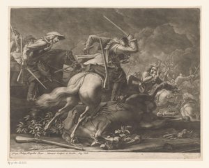 Combattimento di cavalieri da Georg Philipp Rugendas (I)