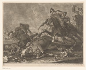 Combattimento di cavalieri da Georg Philipp Rugendas (I)