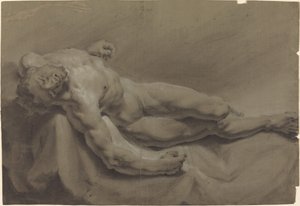 Un nudo maschile reclinato