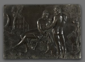 Venere e Adone, metà del 1700 da Georg Raphael Donner