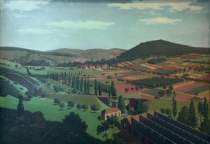 Paesaggio vicino a Berghausen da Georg Scholz