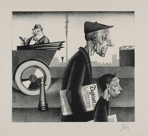Portatori di giornali (Disgrazie del lavoro)