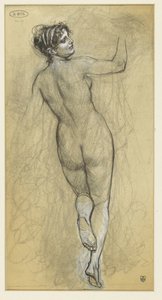 Nudo femminile in piedi, visto di schiena da Georg Sturm