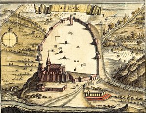 Atene, Grecia da Georg and Hogenberg Franz (1535 90) Braun