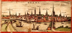 Brema da Georg and Hogenberg Franz (1535 90) Braun