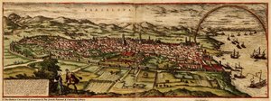 Città di Catalon da Georg and Hogenberg Franz (1535 90) Braun