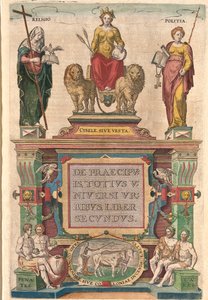 Prima di copertina del libro Civitates orbis terrarum di Braun e Hogenberg