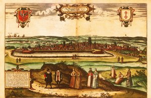 Danzica, Polonia da Georg and Hogenberg Franz (1535 90) Braun