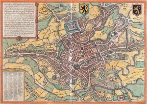 Gand, Belgio da Georg and Hogenberg Franz (1535 90) Braun