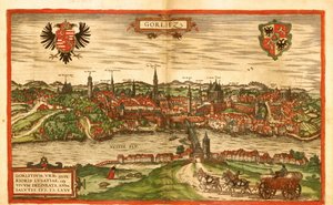 Gorlitz, Germania da Georg and Hogenberg Franz (1535 90) Braun