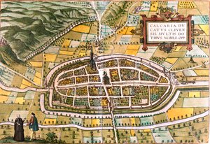 Kalkar, Germania da Georg and Hogenberg Franz (1535 90) Braun