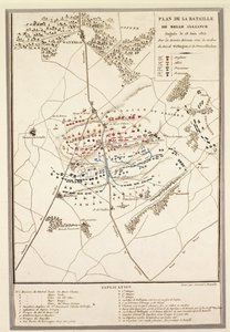 Mappa della Battaglia di Waterloo