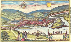 Munt, Munden, Svizzera da Georg and Hogenberg Franz (1535 90) Braun
