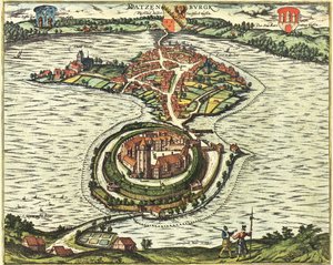 Ratzeburg, Germania da Georg and Hogenberg Franz (1535 90) Braun