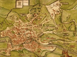 Roma, Italia da Georg and Hogenberg Franz (1535 90) Braun