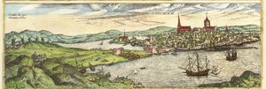 Stoccolma, Svezia da Georg and Hogenberg Franz (1535 90) Braun
