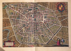 La città di Bologna, da Civitates Orbis Terrarum