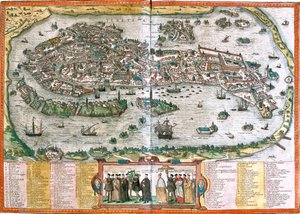 Venezia, Italia da Georg and Hogenberg Franz (1535 90) Braun