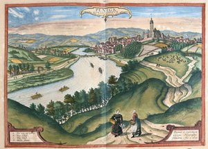 Penig, Sassonia, Germania da Georg Braun and Hogenberg Franz