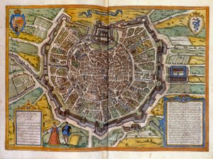 Piano di Milano nel 1585 tratto dall