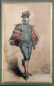 Personaggio maschile in costume storico da George Sand