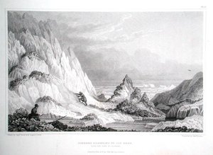 Iceberg aderente alla barriera di ghiaccio, con vista verso il mare, da 