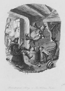 La storia del nonno o la baldoria delle streghe da George (after) Cruikshank
